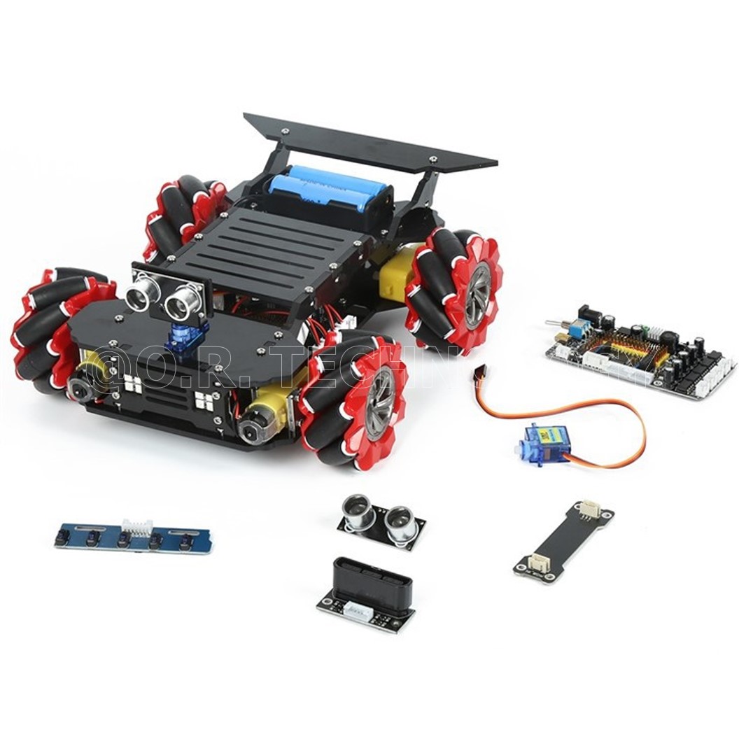 (1ชิ้น) AD120 ชุดส่งเสริมการเรียนรู้ หุ่นยนต์รถ Crab Overlord Kit smart robot car kit arduino