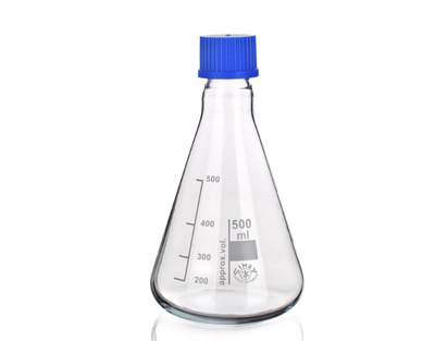 Erlenmeyer flask with screw cap ,ยี่ห้อ simax 1632426731