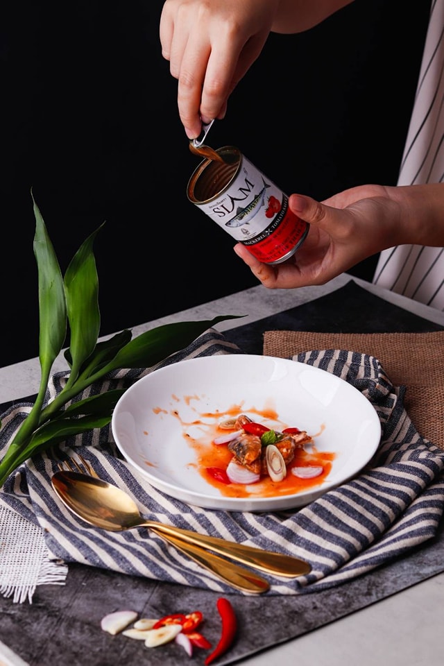 SIAM FIS 罐装鱼 - 番茄酱鲭鱼，155 克 | SIAM FIS Canned Fish - Mackerel in Tomato Sauce, 155 g