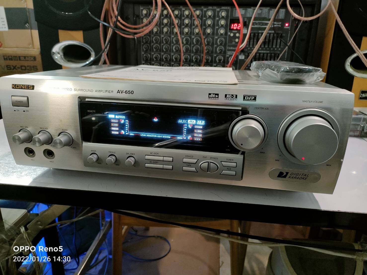 KONES AV 650 ระบบเสียง Dolby Prologic 5.1