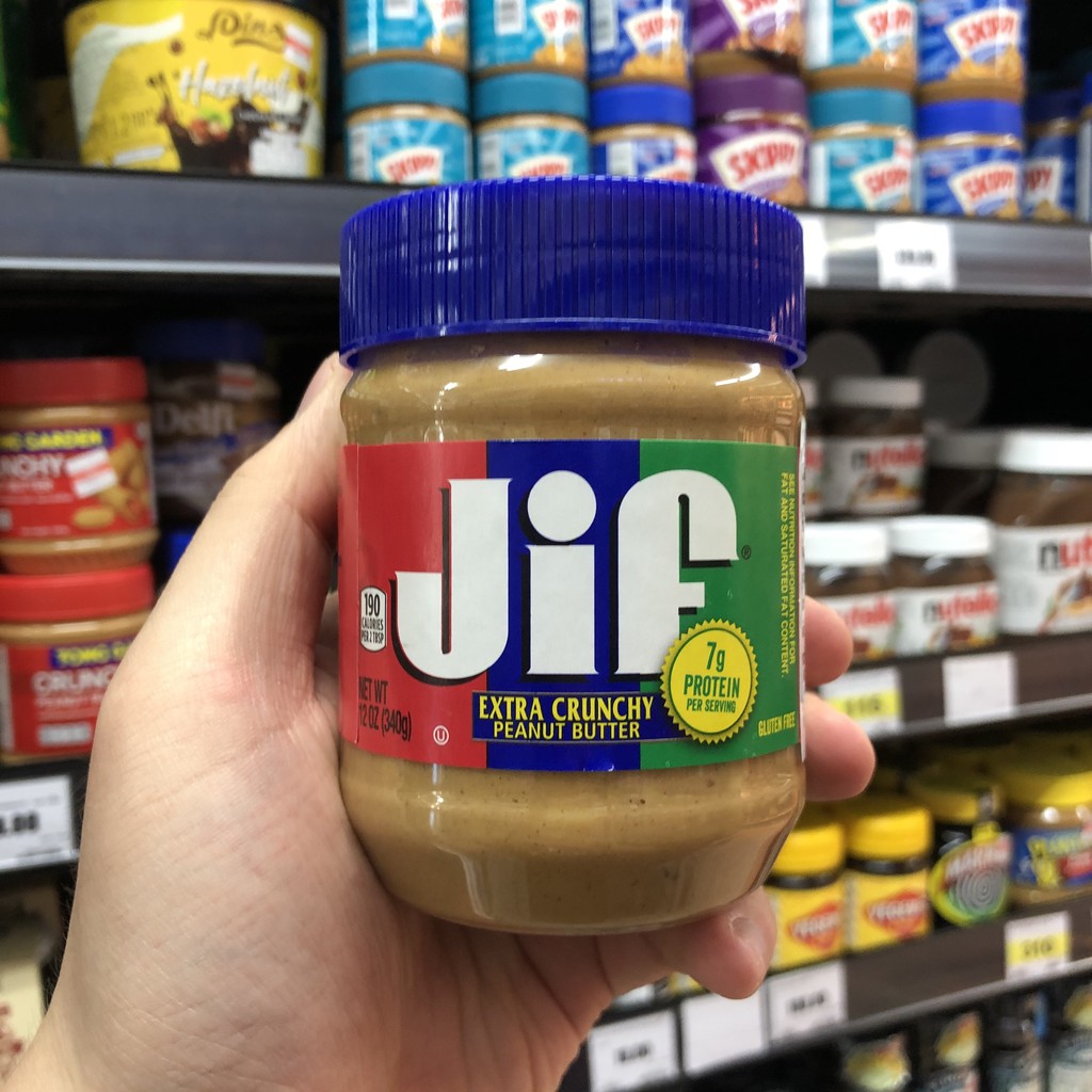 จิฟ เนยถั่ว 340 กรัม JIF Peanut Butter 340 g.