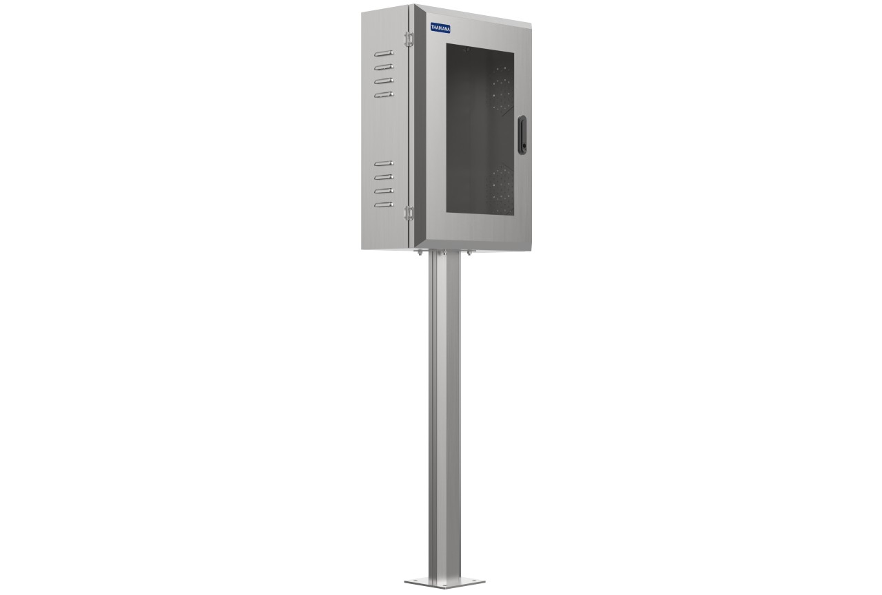 EV Stainless Charger Cabinet sus304 IP55 TEV : 500 x 700 x 250 มม. ขาตั้งตู้ TEV: 155 x 1000 มม.