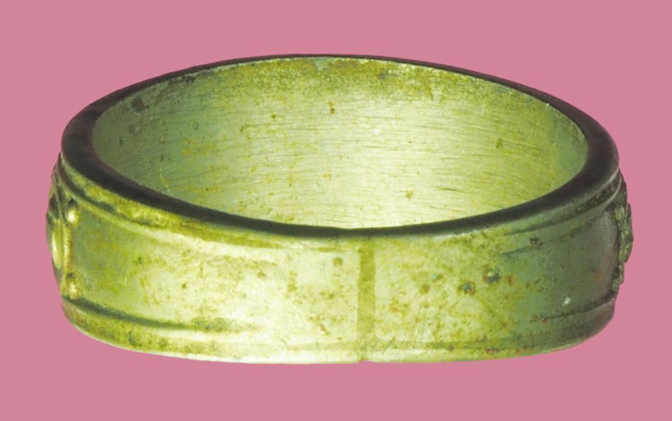 ขายแล้ว*38416 แหวนมงคลเก้า หลวงพ่อใหญ่ วัดตาล ปี2516 หลวงพ่อทบ จ.เพชรบูรณ์ สภาพสวย 56