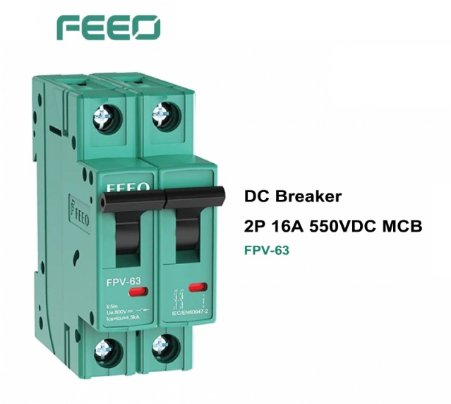 FPV-63 DC Breaker 2P 16A 550VDC MCB (FPV-63)