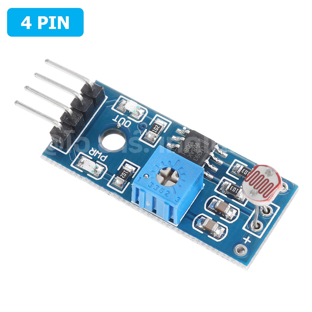 เซนเซอร์ตรวจจับแสง Photosensitive Sensor 3Pin 4Pin LDR Photoresistor Sensor Module