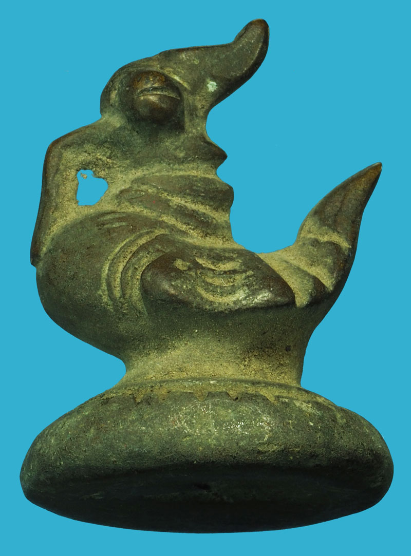 *37664 ลูกเป้ง ตัวถ่วงชั่งน้ำหนัก เครื่องชั่งโบราณ เนื้อสัมฤทธิ์ 16