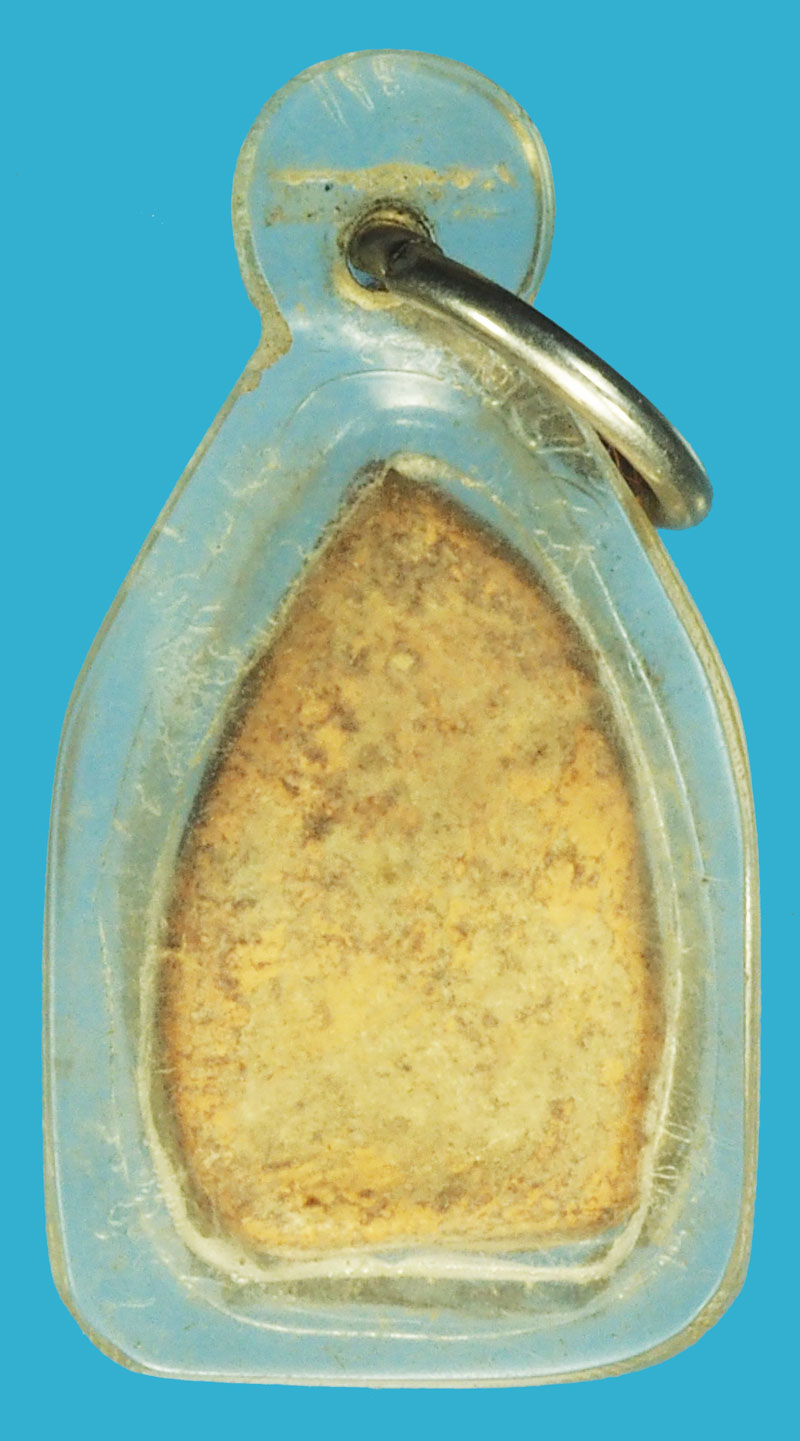 *37619 พระกรุ ลานดอกไม้ สุโขทัย เนื้อดิน เลี่ยมพลาสติกเก่า 83