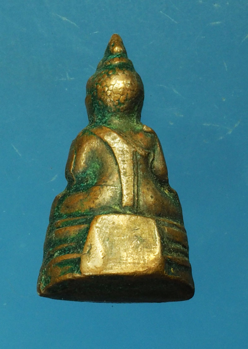 *28968 พระพุทธ เนื้อทองแดงเก่าพอมีอายุ ไม่ทราบที่และปีสร้าง 8