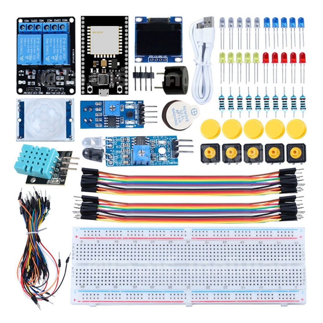 CAE-312 ชุดเริ่มต้นเรียนรู้ ESP32 Basic Starter Kit WiFi IOT Development Board Learning Kit พร้อมคู่มือ