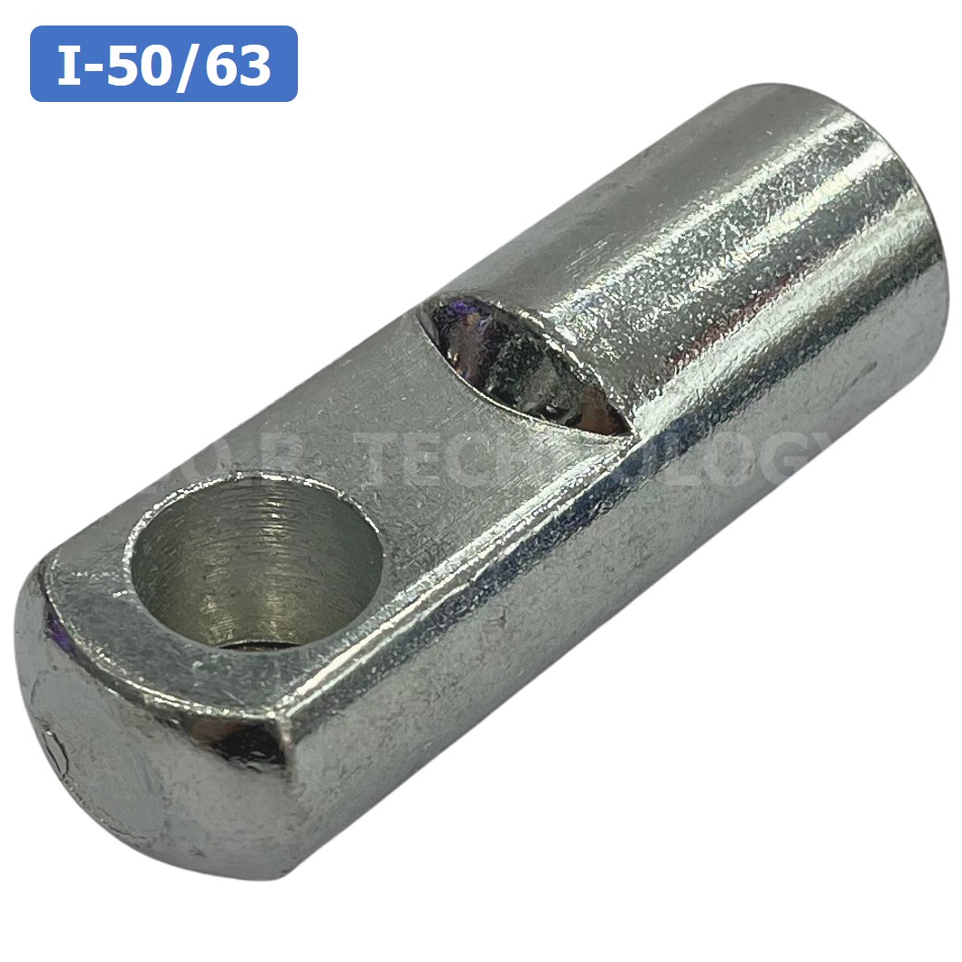 (1ชิ้น) I-50/63 I-50 I-63 ตัวยึดแกนกระบอกลม แบบตรง I Joint Air Cylinder สำหรับกระบอกลม SC 50/63 ขายึดกระบอกลม ตรง ตัวต่อปลายแกนกระบอกลม เกลียวใน M16x1.5