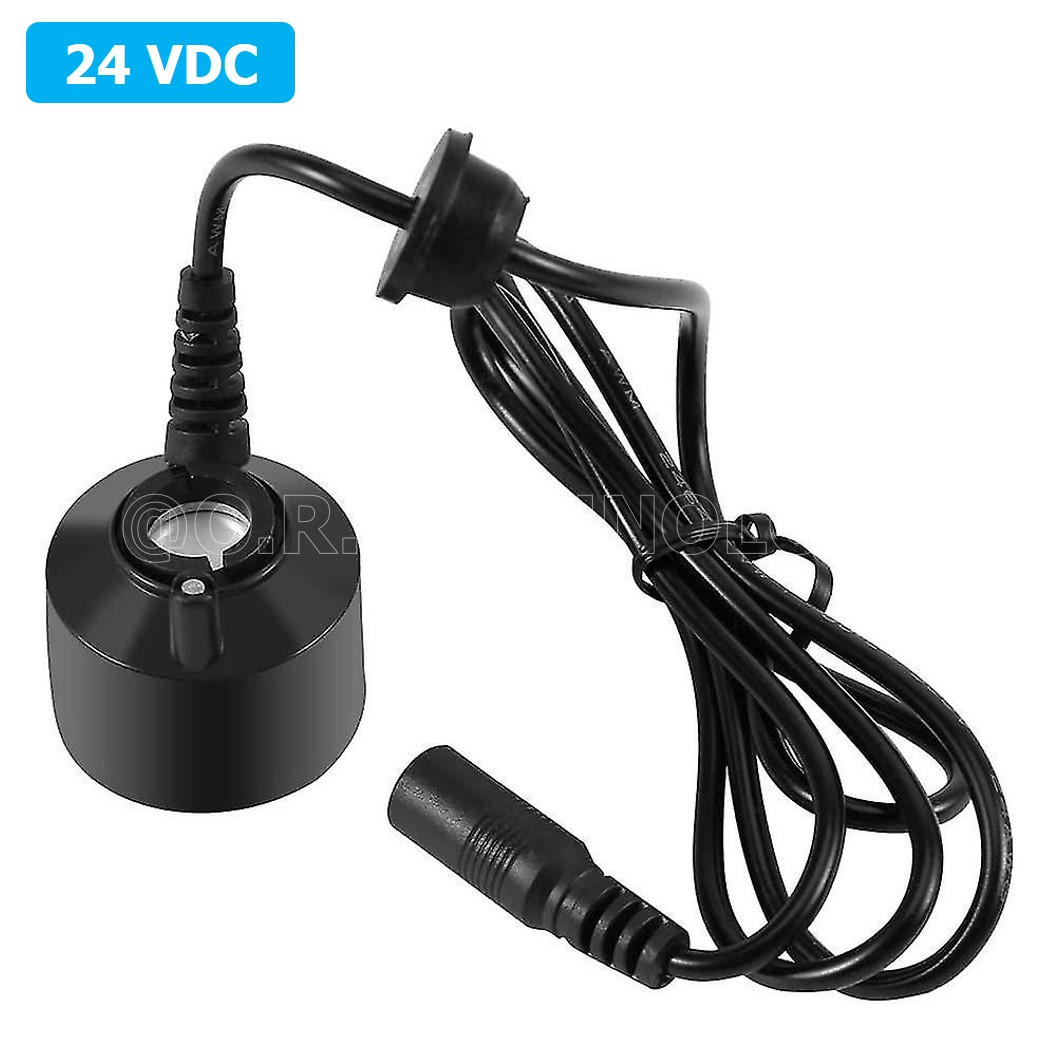 (1ชิ้น) AF024 เครื่องพ่นหมอก Black Plastic 24VDC 600mA 16mm Air Humidifier Mist Maker Nebulizer เครื่องทำหมอก