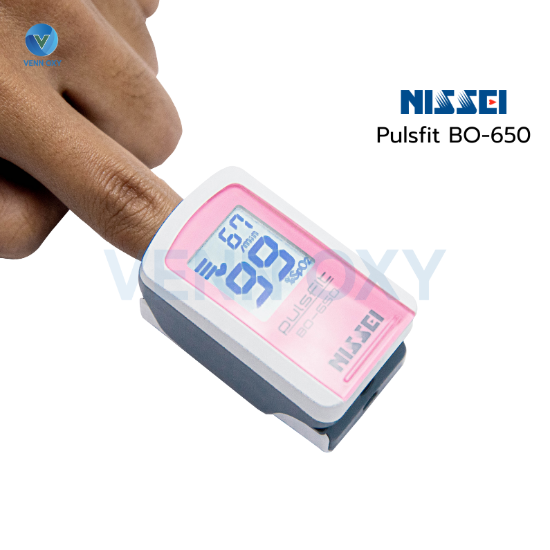 เครื่องวัดออกซิเจนปลายนิ้ว NISSEI รุ่น Pulsfit BO-650