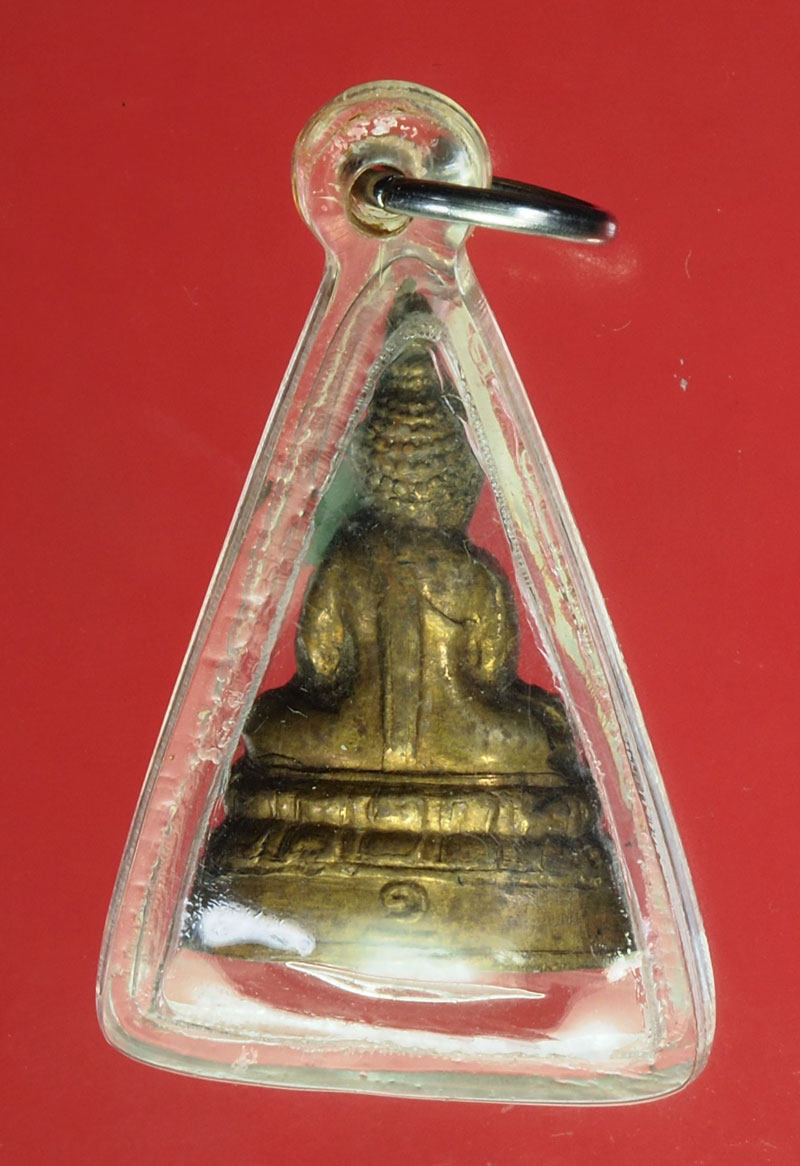 *29895 พระกริ่งหลวงพ่อหิน ไม่ทราบที่ เลี่ยมพลาสติกเดิม 7