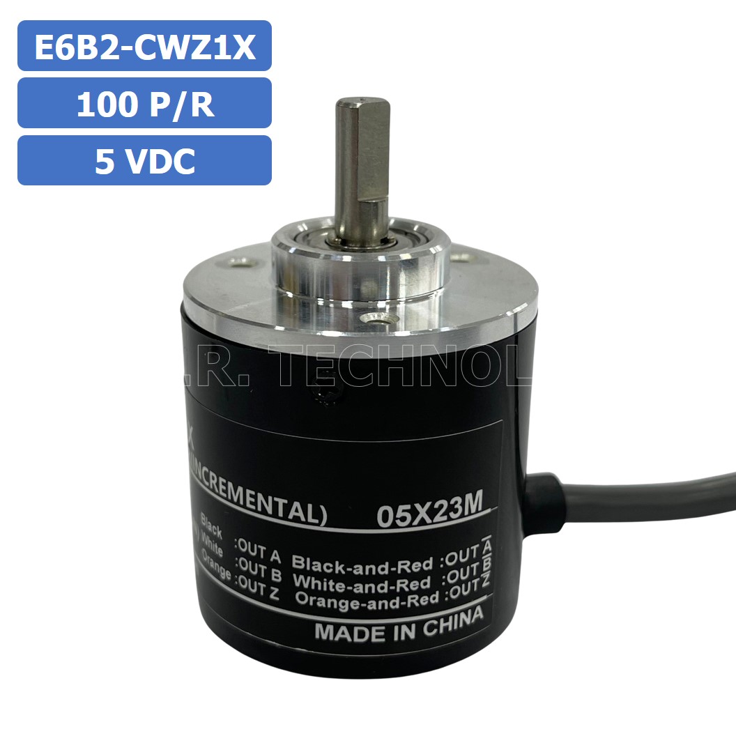 E6B2-CWZ1X 5VDC 100/360/600/1000/1024/2000P/R (Pulses/Revolution) โรตารี่เอ็นโค้ดเดอร์ ROTARY ENCODER INCREMENTAL (Line driver output)