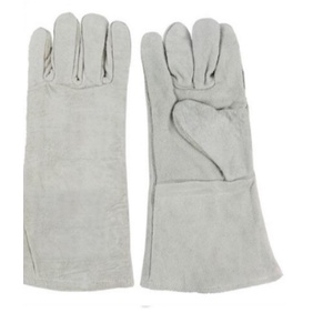 ถุงมือหนังขุย เทา (ราคารวมแวท) ถุงมือสำหรับช่าง ถุงมือเชื่อม ถุงมืออ๊อกเหล็ก ถุงมือเซฟตี้ ถุงมือหนังขุยอเนกประสงค์