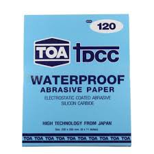 TOA กระดาษทรายน้ำ ครบทุกเบอร์ (แพคละ 60 แผ่น ราคารวมแวท) กระดาษทรายน้ำ ขัดสีรถยนต์ ขัดเหล็ก