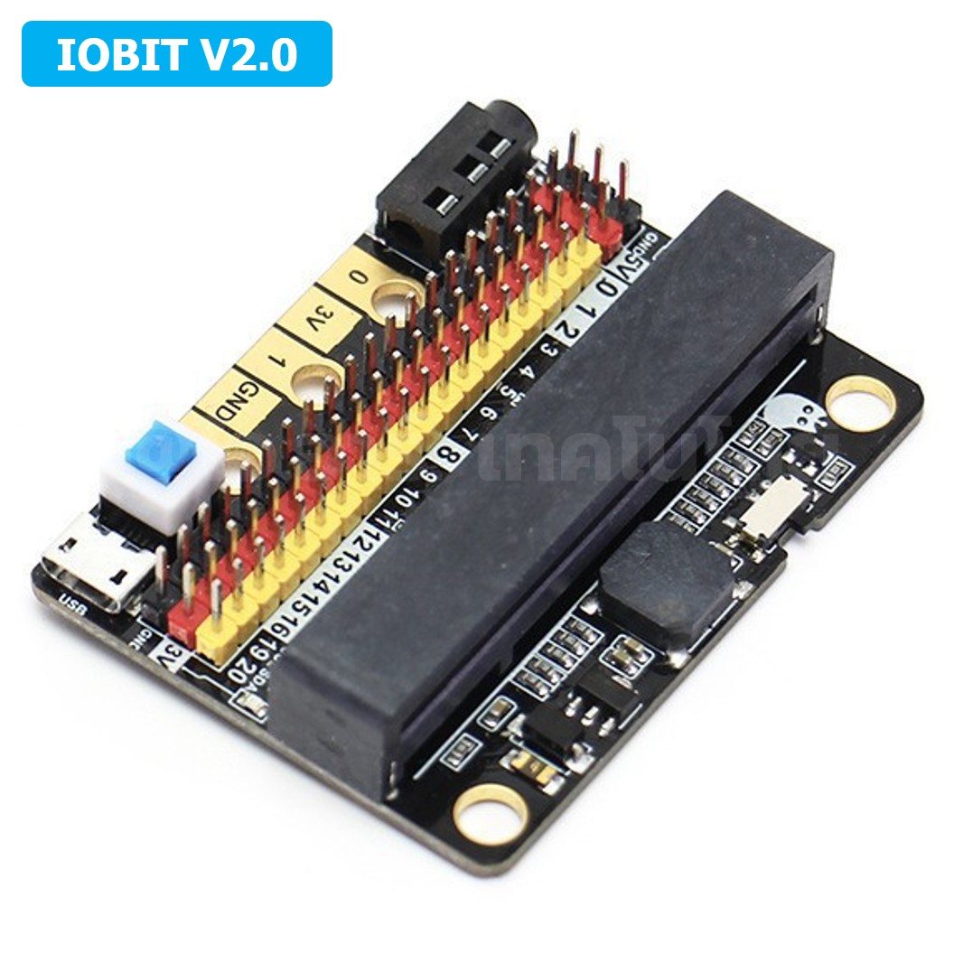 CB032 IOBIT V2.0 บอร์ดขยายขา ไมโครบิต บีบีซี Micro:bit BBC expansion board Microbit IOT