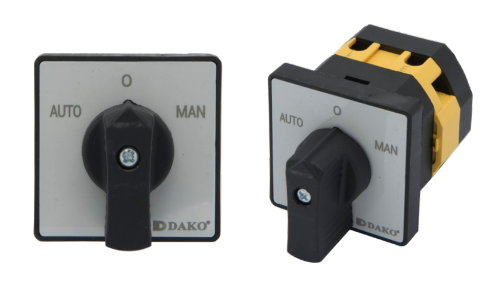 DCS-AS-1311 ออโต้ แมนนวล ซีเล็คเตอร์ 16A 220V (AUTO MANUAL SELECTOR)1POLE 1STAGE"DAKO"