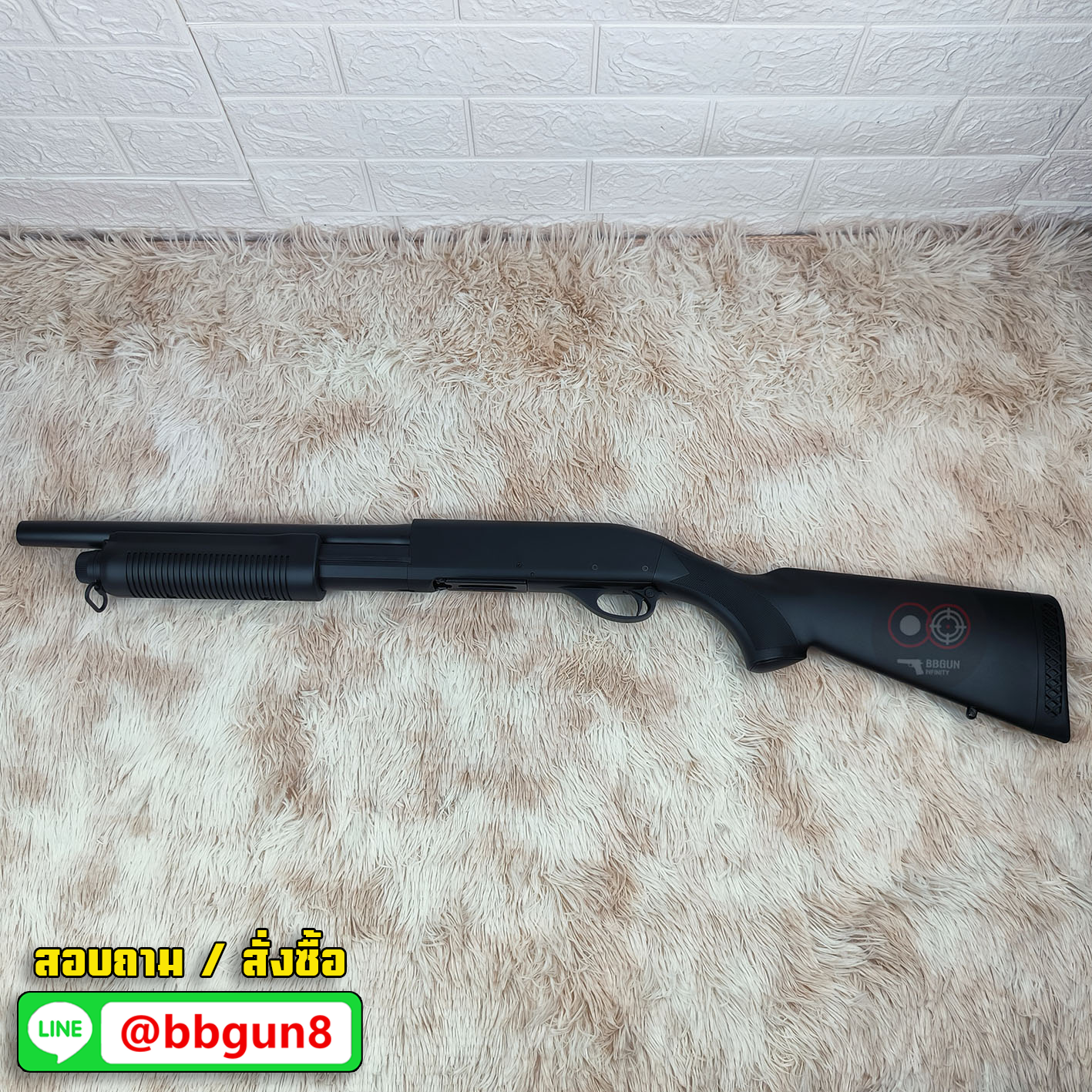 ปืนบีบีกันลูกซอง Cyma CM350 M870 durable polymer (ยิง 3 นัด) พิเศษ แถมลูก 3 นัด