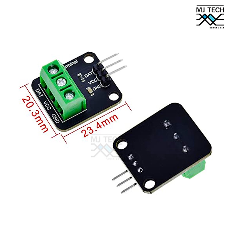 Adapter Module สำหรับ DS18B20 Digital Temperature Sensor Probe Waterproof โพรบวัดอุณหภูมิ DS18B20 แบบกันน้ำ