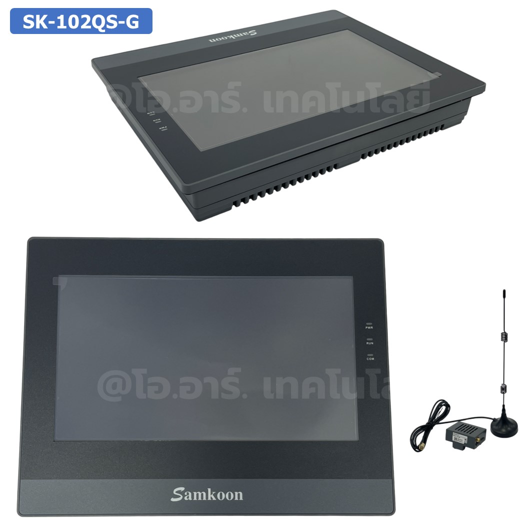 SAMKOON HMI SK-102QS-G + WiFi module IoT จอทัชสกรีน 10.2" HMI Touch Screen 10.2" รองรับ Ethernet, WiFi module IOT (Human Machine Interface)