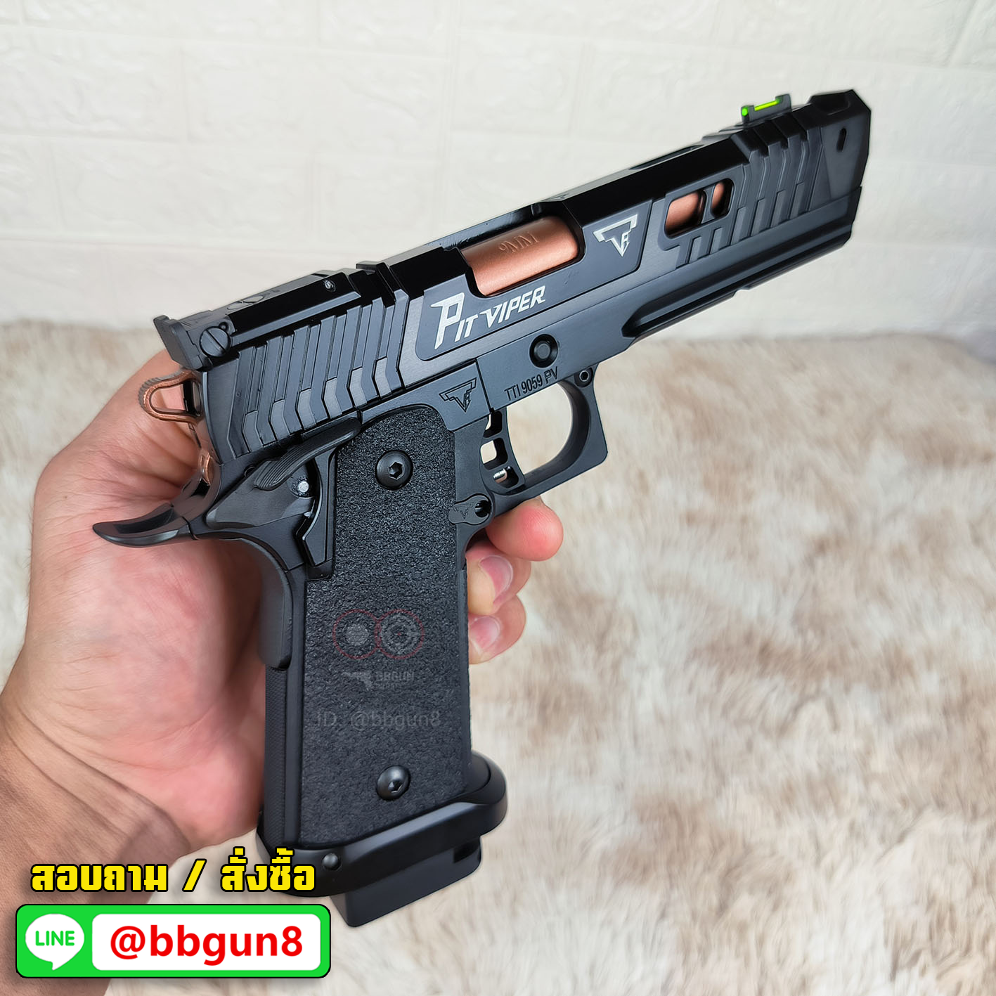 ปืนบีบีกันอัดแก๊ส Army Armament (R614-1) TTI JW4 Pit Viper (Standard Version)