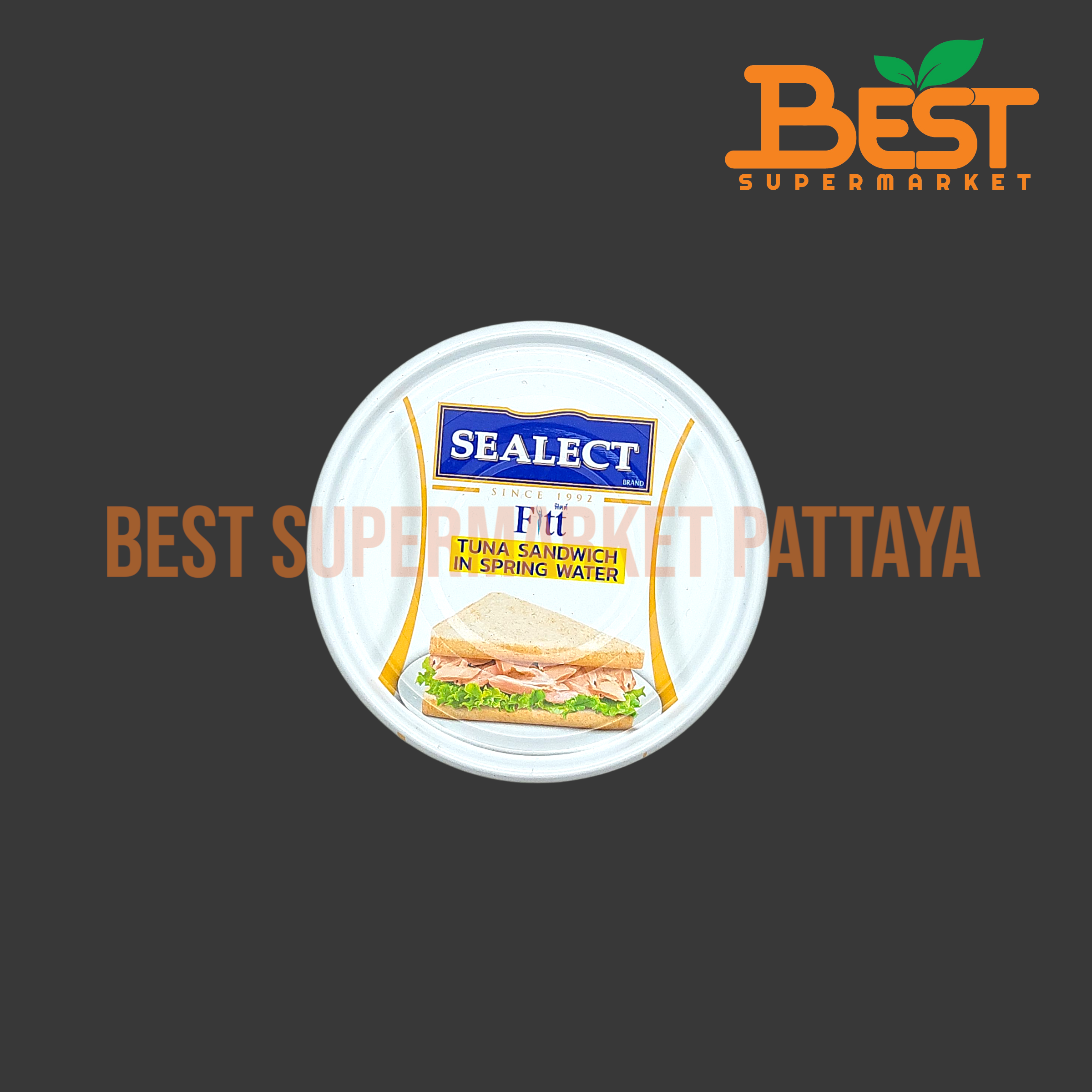 ซีเล็ค ฟิตต์ ทูน่าแซนวิชในน้ำแร่ 165 กรัม. Sealect Fitt Tuna Sanwich in Spring Water 165 g.