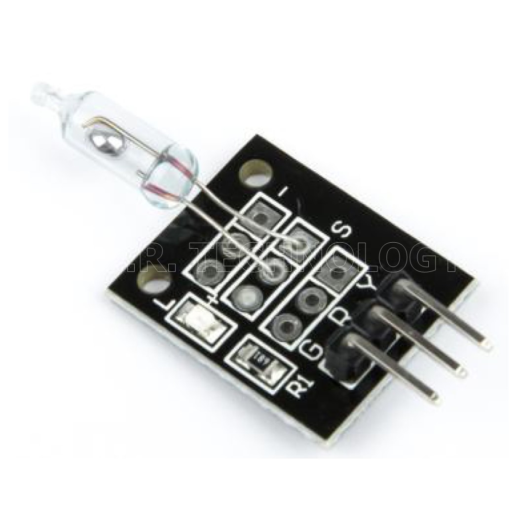 (1ชิ้น) AB026 โมดูลสวิทช์ปรอท ตรวจจับการเอียง Mercury Medallion Module KY-017