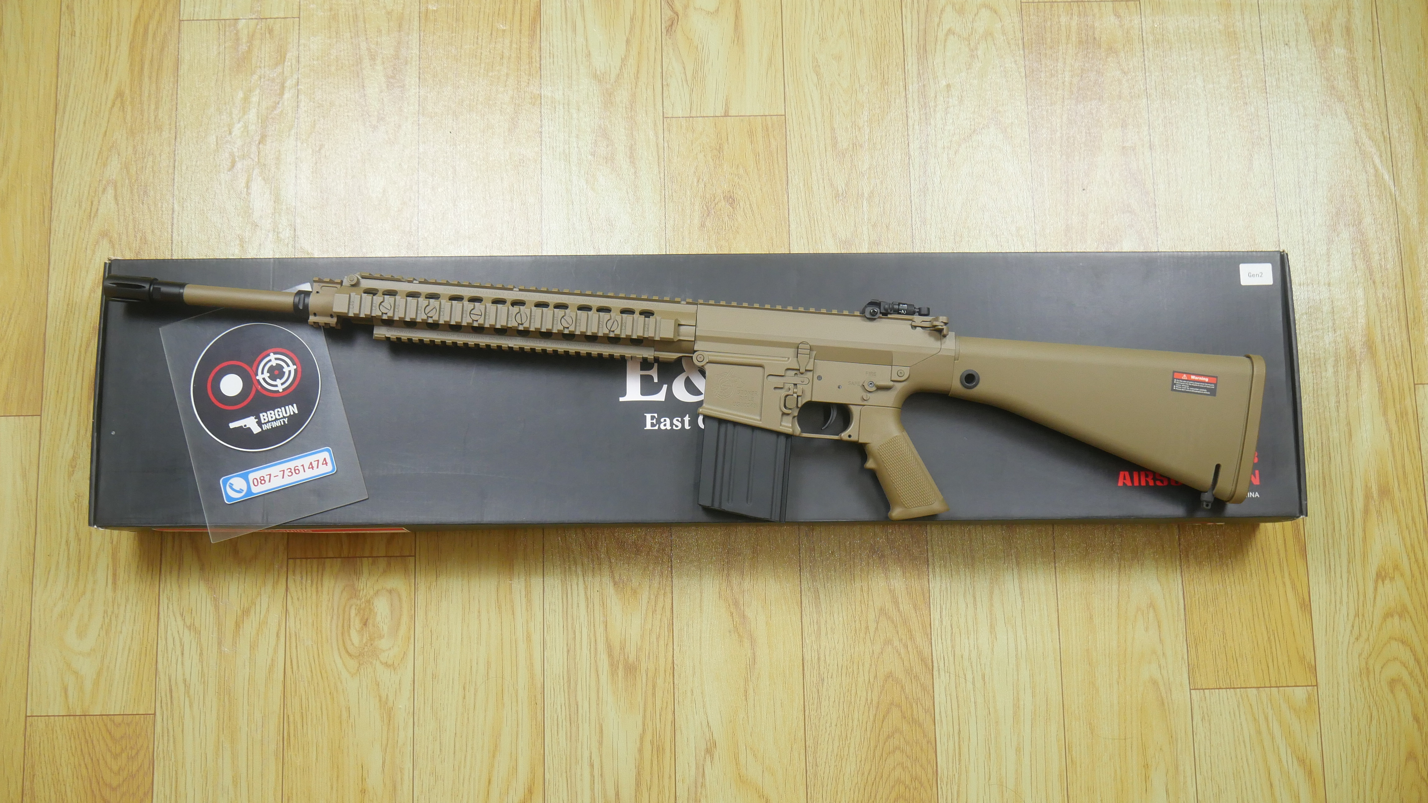 บีบีกันไฟฟ้า E&C EC-901 DE S2(QD1.0) M110 SASS บอดี้โลหะ Jr.Custom Gen 2