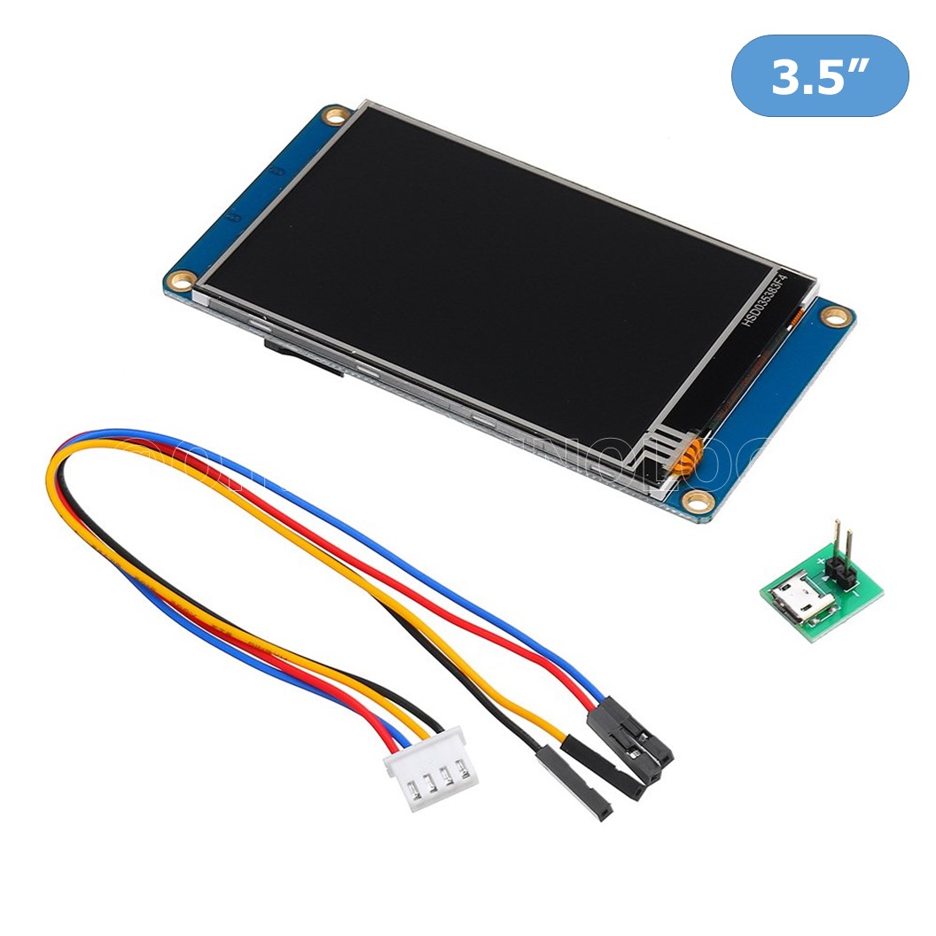 (1ชิ้น) AA295 จอแสดงผล แบบสัมผัส Nextion NX4832T035 ขนาด 3.5 นิ้ว Resistive Touch Screen Man-machine interface HMI kernel