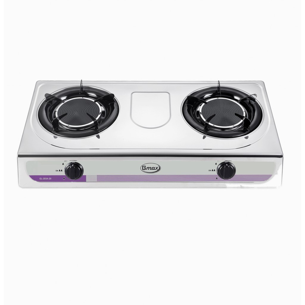 GMAX เตากล่องคู่ สแตนเลสทั้งตัว หัวอินฟราเรด รุ่น GL-201-351
