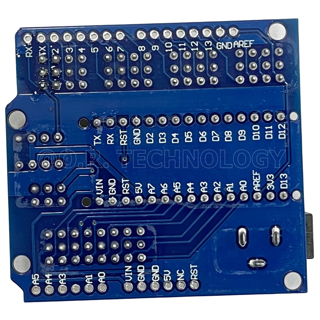 (1ชิ้น) NA005 บอร์ดขยายขา บอร์ดเสริม Arduino Nano Expansion Board IO Shield Nano Expansion Adapter Breakout Board
