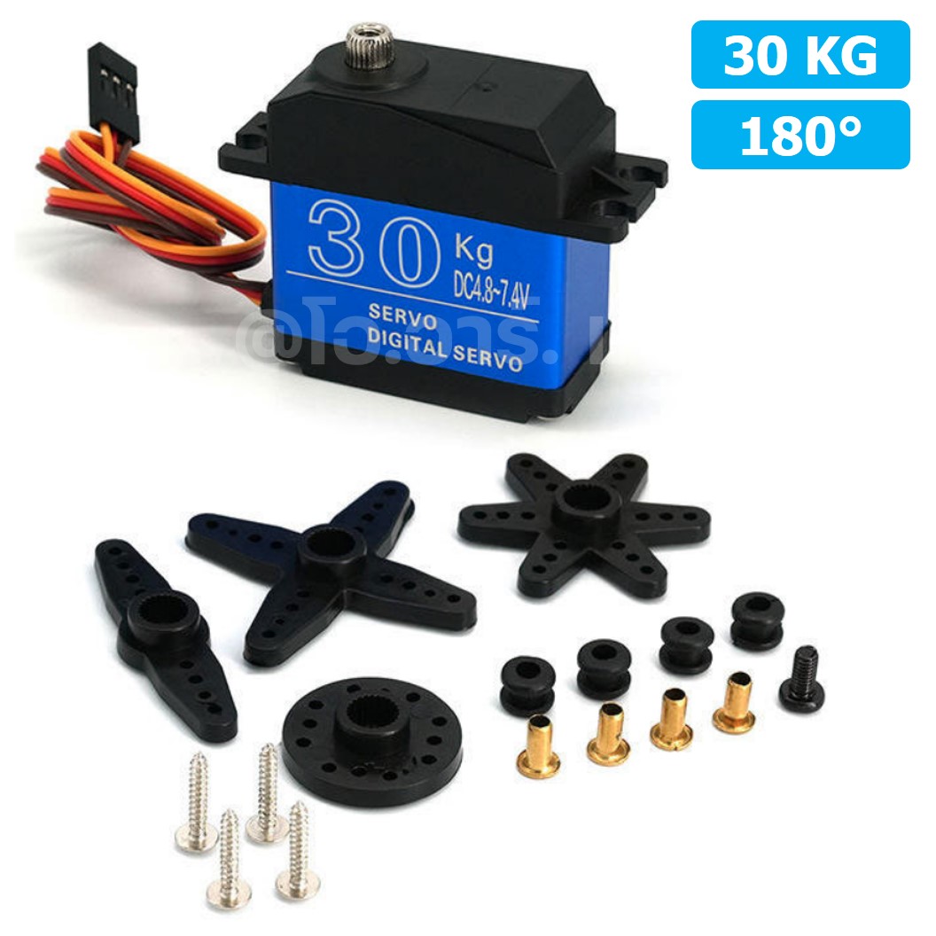 เซอร์โวมอเตอร์ 20/25/30/35/60kg 180/270องศา Digital Servo 20/25/30/35/60kg เซอร์โว