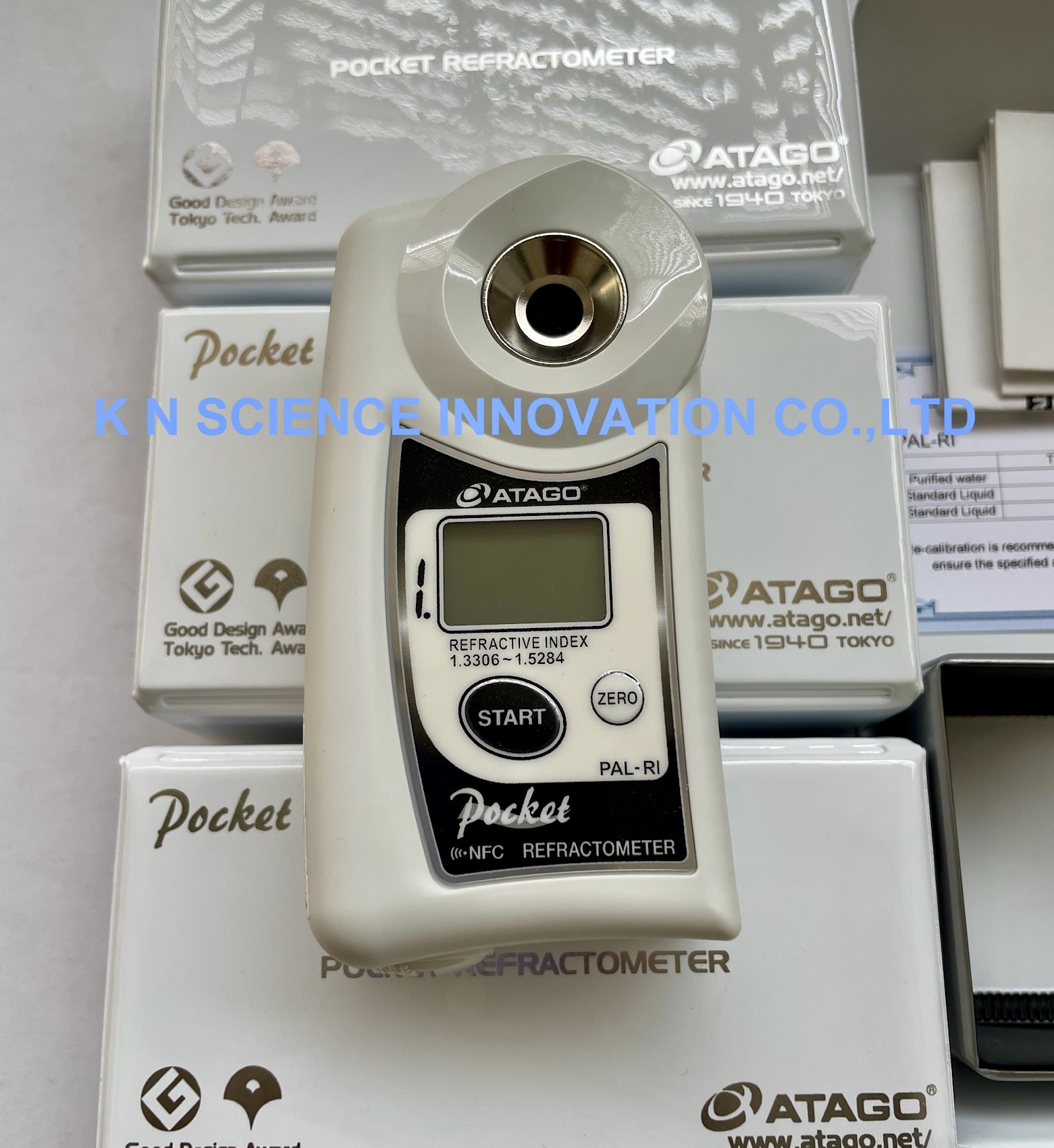 เครื่องวัดดัชนีการหักเหของแสง Refractive Index Refractometer (IP65) รุ่น PAL-RI ยี่ห้อ ATAGO ผลิตภัณฑ์ประเทศญี่ปุ่น 3850