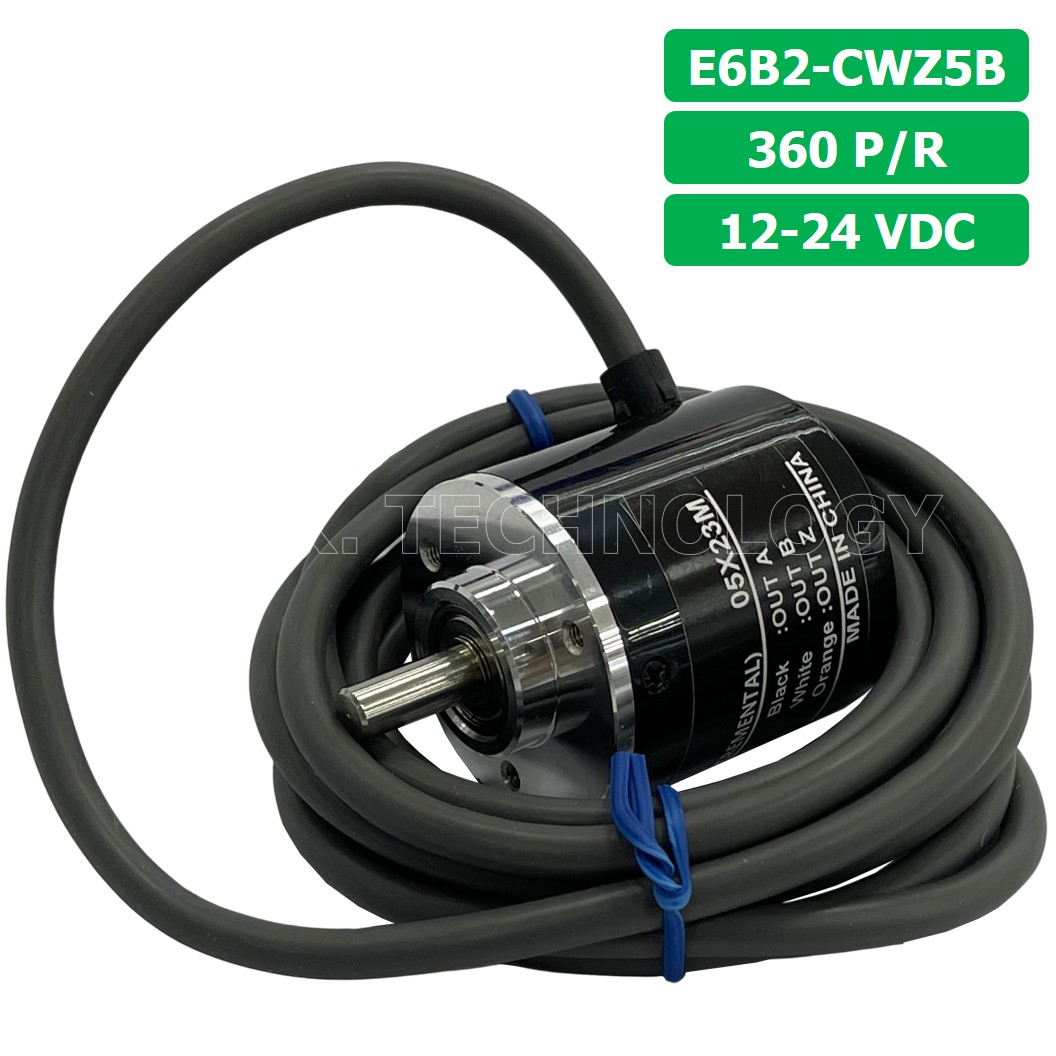 (1ชิ้น) E6B2-CWZ5B 360P/R 12-24VDC โรตารี่เอ็นโค้ดเดอร์ ROTARY ENCODER (INCREMENTAL)