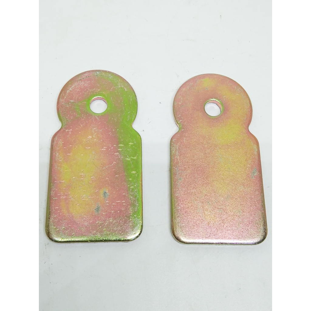 แผ่นเดี่ยวประกบล้อ ขนาด 3", 4" สำหรับติดตั้งกับประตูรั้ว(ราคารวมแวท) ชุดประกบ