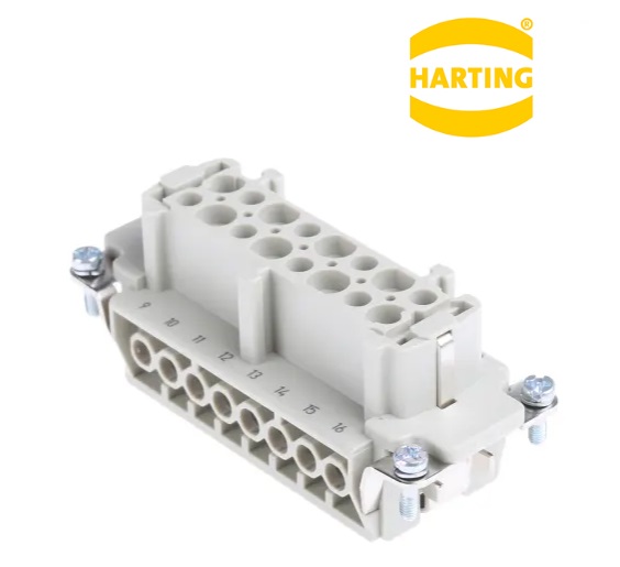 09330162701 16P+E HARTING INSERT FEMALE SCREW 16A 500V