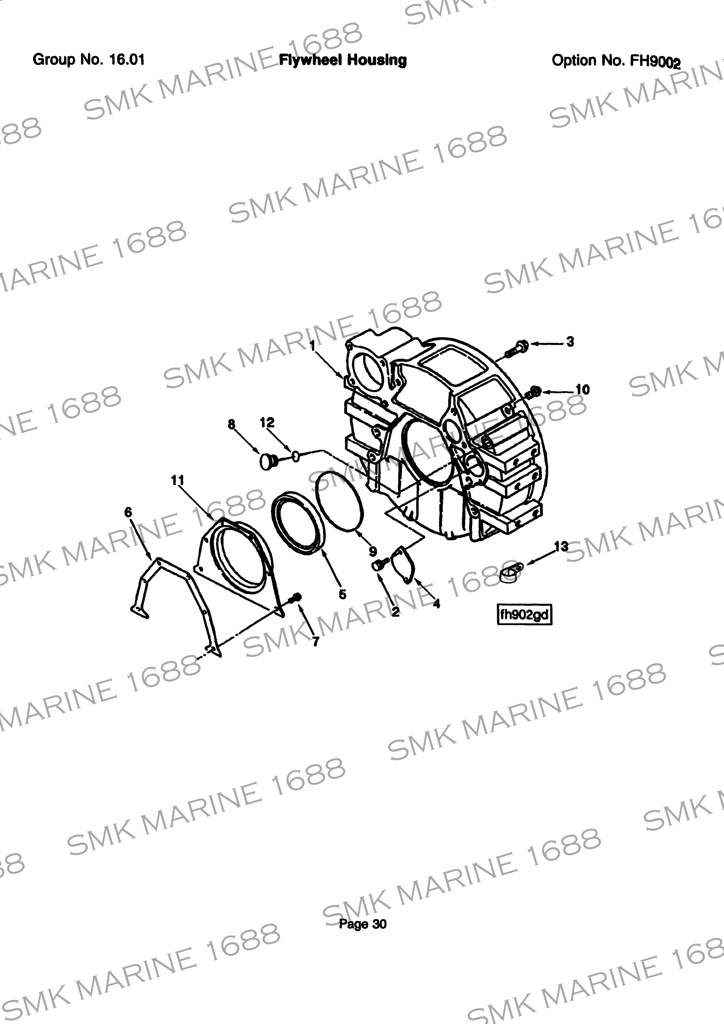 Cummins B Series 3909410 Rear Crankshaft Seal Service Kit / ซีลOilข้อเหวี่ยงหลัง