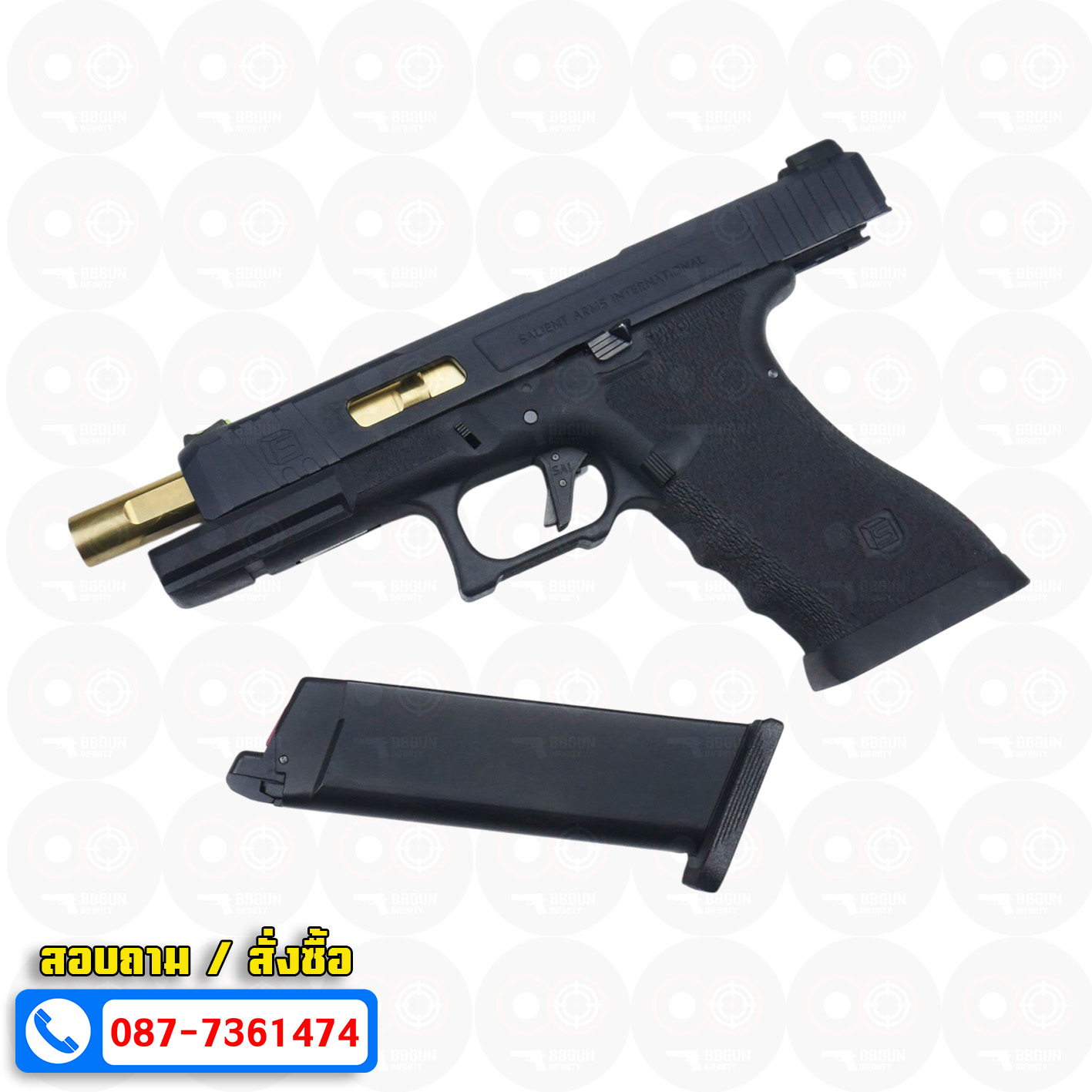 บีบีกันอัดแก๊ส AW Custom SAI Tier One G34 BB GUN