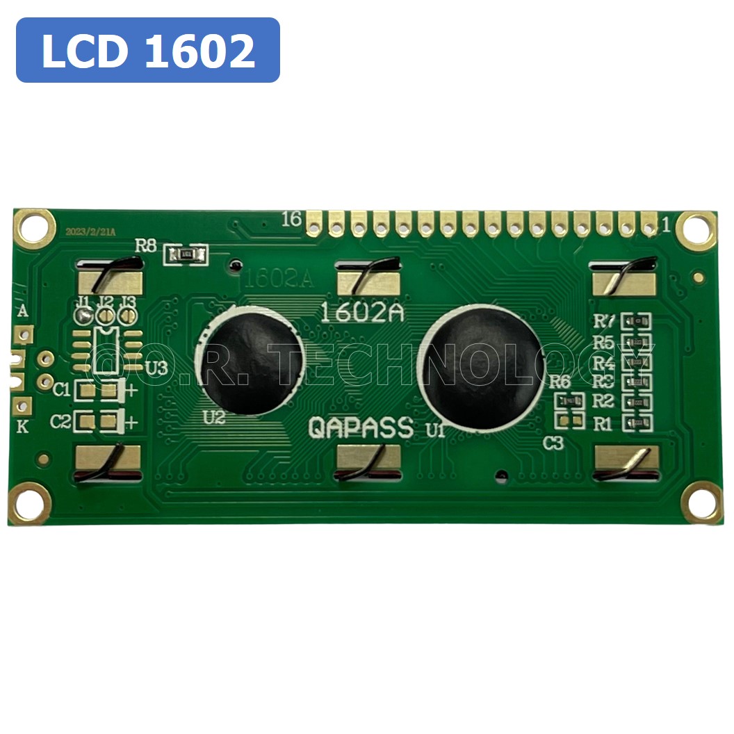 (1ชิ้น) NA125 โมดูลจอแสดงผล LCD1602 Gray without Backlight 5V จอแสดงผล หน้าจอ LCD Module