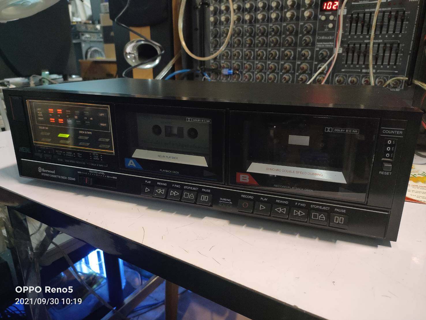 เชอร์วูด CD345 ของใหม่ STEREO CASETTE DECK