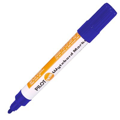ปากกาไวท์บอร์ด PILOT Wytebord Marker ลบได้ สีน้ำเงิน(รวมแวทแล้ว) ปากกาเมจิกหัวแหลม
