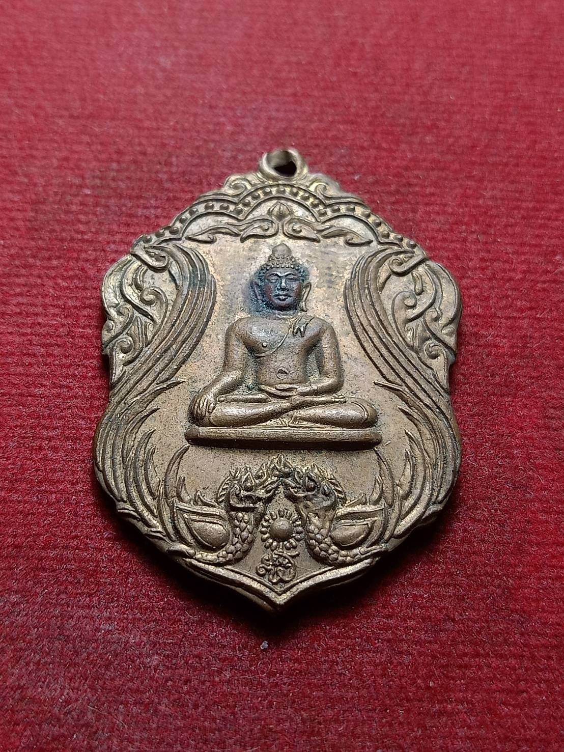 เหรียญหน้าพระพุทธ พระอาจารย์นก วัดเขาบังเหย จ.ชัยภูมิ รุ่นวางศิลาฤกษ์ (SKU-08428)