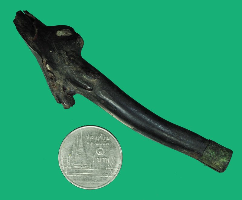 *40424 ตะกรุดกัลปังหา เลี่ยมจับขอบด้านหัวของตะกรุด เก่าอายุหลายสิบปี (ปลัดขลิก,ตะกรุด กัลปังหาของหลวงพ่ออี๋ มีจัดสร้าง) 12