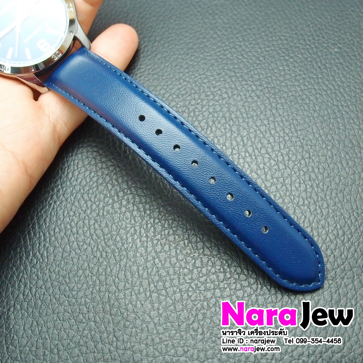 นาฬิกา CASIO คาสิโอ รุ่น MTP-V004L-2B หน้าปัดน้ำเงิน ใส่ได้ทั้งหญิงและชาย **สำหรับข้อมือ 14-18 ซม **