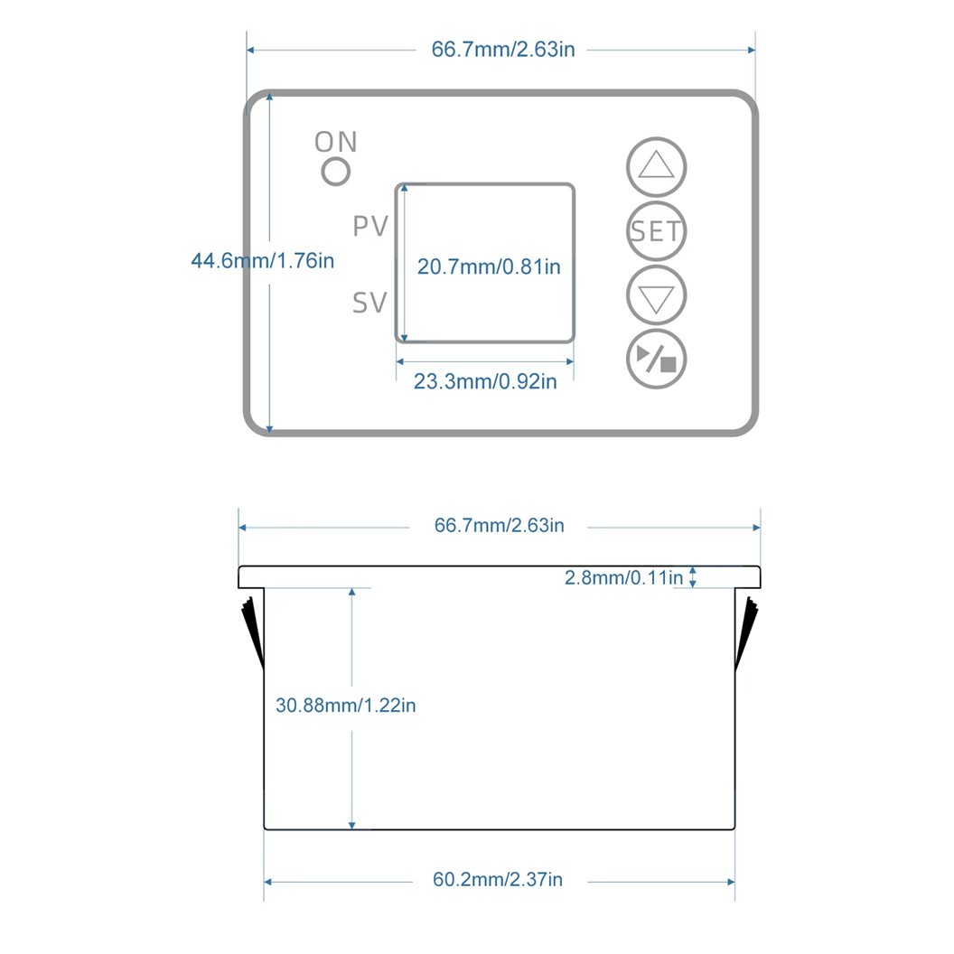 T2310 12VDC/24VDC/220VAC เครื่องควบคุมเวลา เปิด-ปิด Time Controller Delay Timer Relay Module โมดูลควบคุมเวลา ดีเลย์ ตัวหน่วงเวลา โมดูลควบคุม เปิด-ปิด