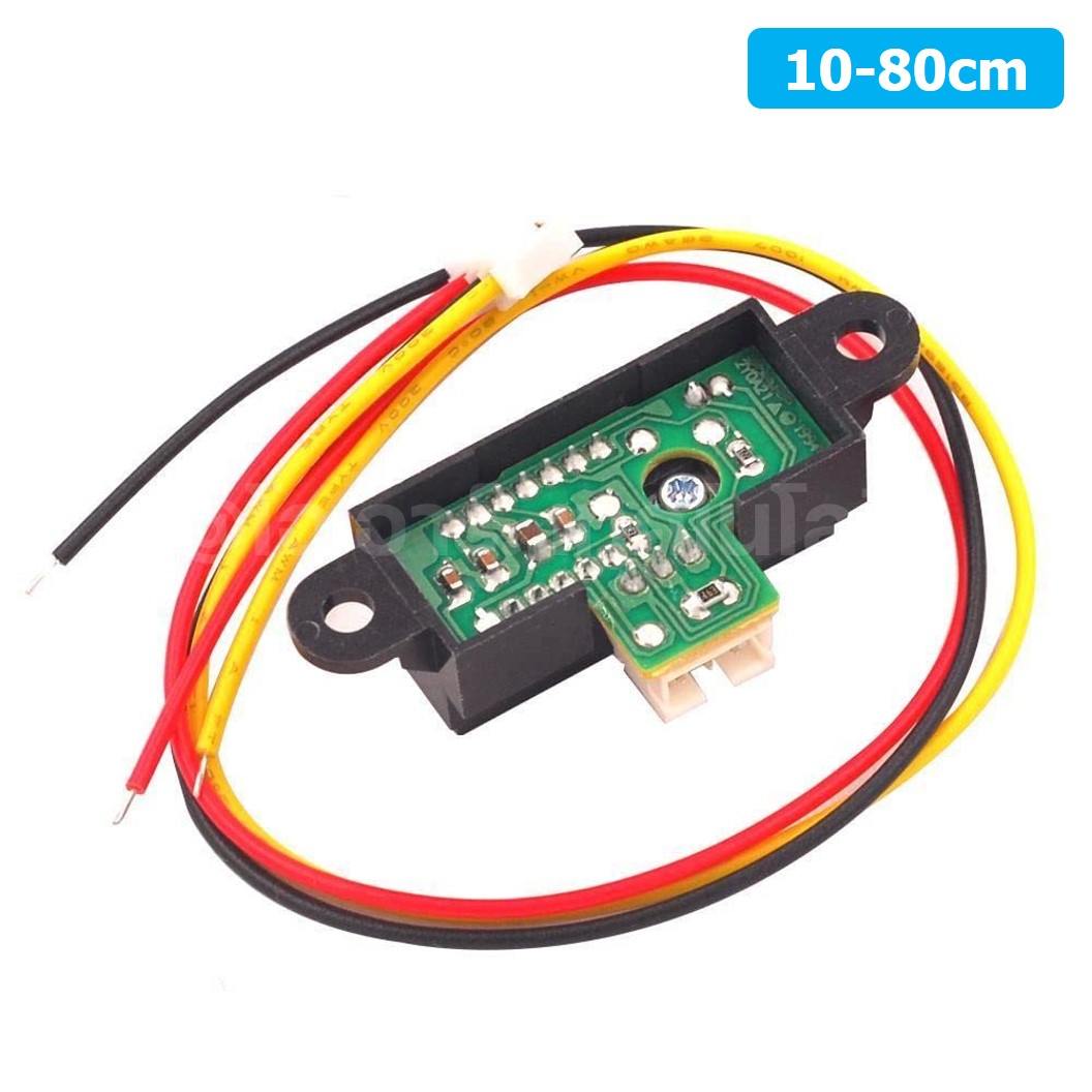 AB064 เซนเซอร์วัดระยะทาง GP2Y0A21YK0F 10-80cm IR Distance Sensor + Cable โมดูลวัดระยะทาง Infrared Sensor