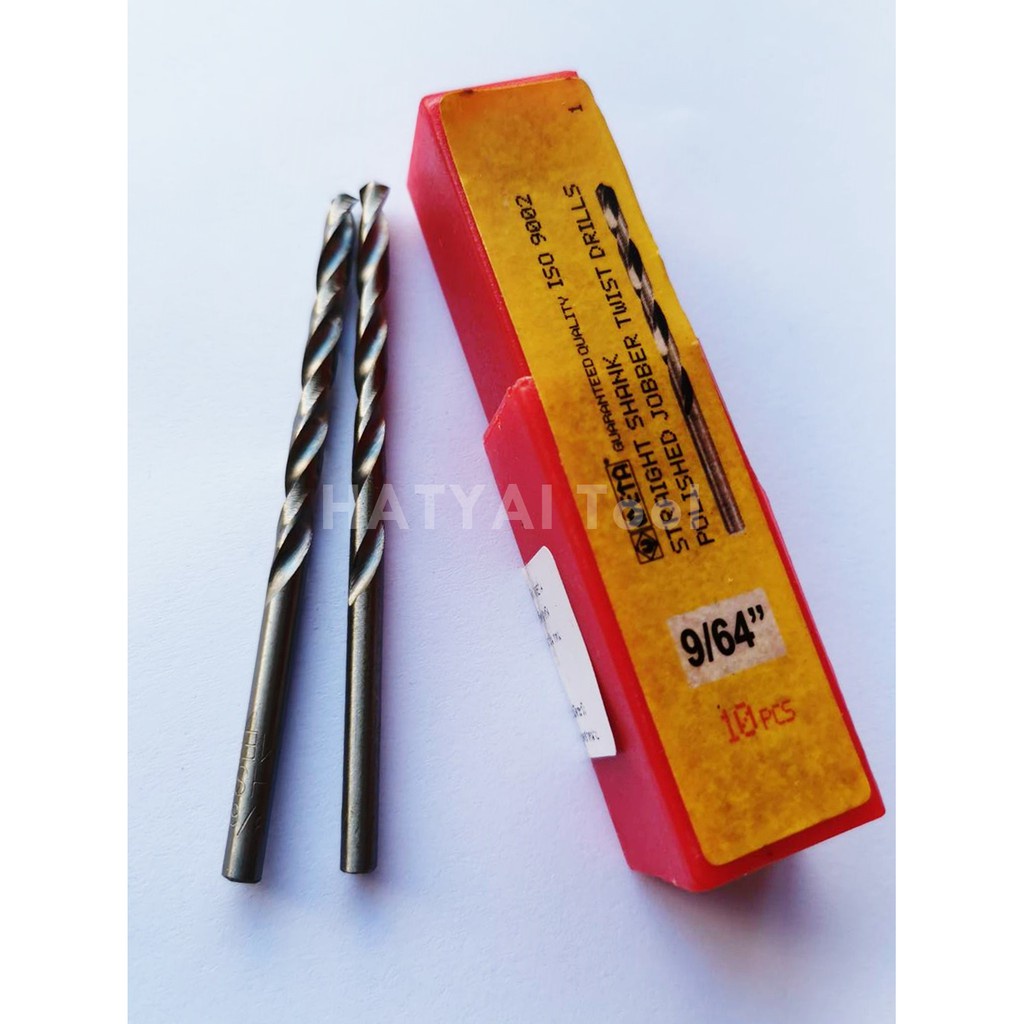 ดอกสว่านไฮสปีดเจาะสแตนเลส เจาะเหล็ก ดอกขัดเงา ขนาด 17/64" - 1/2'' (ราคารวมแวท) ดอกสว่าน ดอกสว่านเจาะเหล็ก เจาะสแตนเลส เจาะพลาสติก