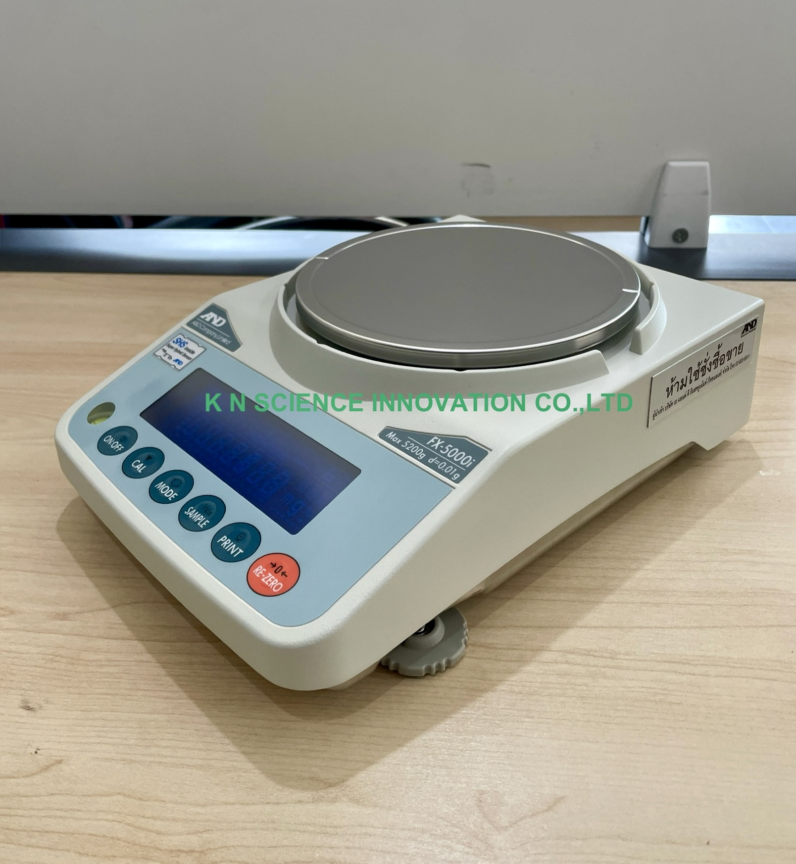 เครื่องชั่งดิจิตอล 2 ตำแหน่ง Precision Balance รุ่น FX-5000i (5200g x 0.01g with External Calibration),ยี่ห้อ AND/Japan FX-5000i