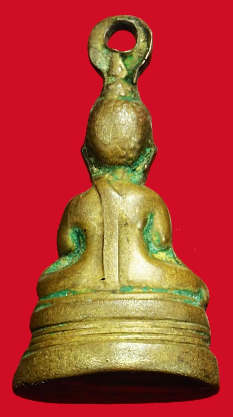 *36948 พระกริ่งปั้มหลวงพ่อโต วัดบางพลี สมุทรปราการ เนื้อทองเหลือง 77